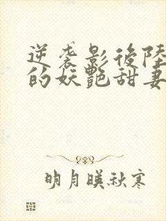 逆袭影后陆总裁的妖艳甜妻