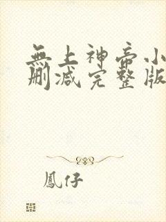 无上神帝小说未删减完整版