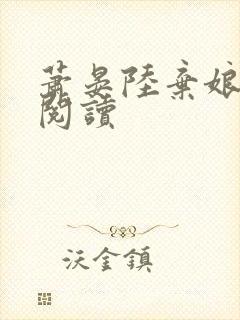 萧晏陆弃娘全本阅读