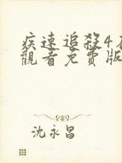 疾速追杀4在线观看免费版高清