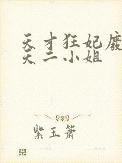 天才狂妃废材逆天二小姐