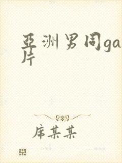 亚洲男同gay片