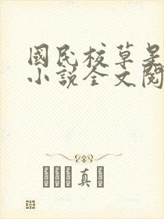 国民校草是女生小说全文阅读