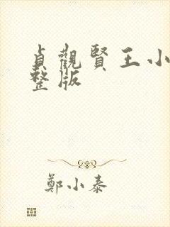 贞观贤王小说完整版