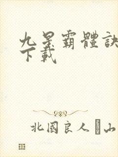 九星霸体诀全集下载