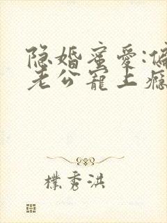 隐婚蜜爱:偏执老公宠上瘾完本txt下载