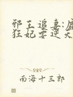 邪王追妻:废材狂妃要逆天