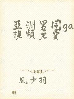亚洲男同gay视频免费