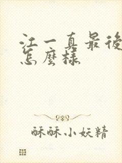江一真最后结局怎么样封面