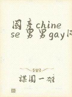 国产chinese 男男gay网站