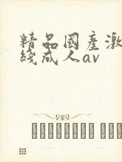 精品国产激情在线成人av