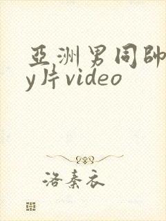 亚洲男同帅gay片video