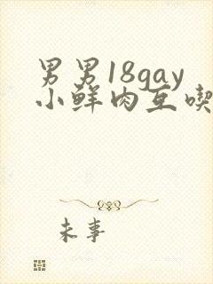 男男18gay小鲜肉互吃