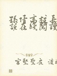 孙倩高校长的小说在线阅读