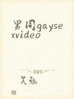 男同gaysexvideo