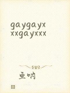 gaygayxxxgayxxx封面