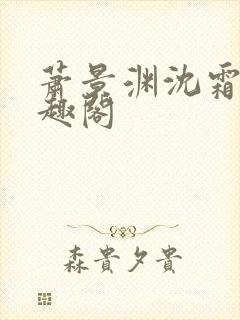 萧景渊沈霜宁笔趣阁封面