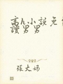高h小说免费阅读男男
