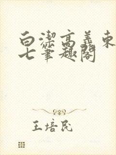 白洁高义东子老七笔趣阁封面