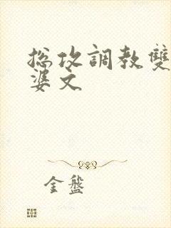 总攻调教双性老婆文