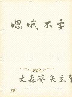 嗯 哦 不要