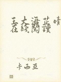 王大海芷晴全文在线阅读