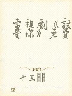 电视剧《该怎么爱你》免费观看