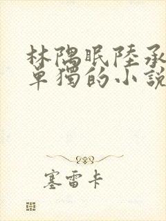 林隅眠陆承誉有单独的小说吗封面