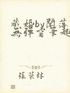 藏婚by闻落叶无弹窗笔趣阁