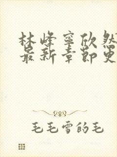 林峰宁欣然小说最新章节更新时间