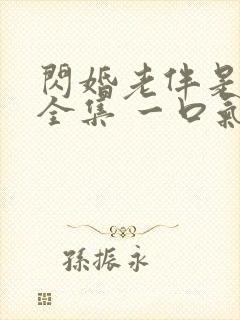 闪婚老伴是豪门全集 一口气