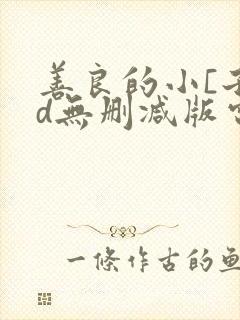 善良的小[子hd无删减版电
