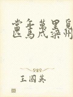 当年万里觅封侯匹马戍梁州什么意思