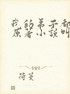 我的弟子都超神原著小说叫什名字封面