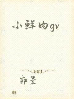 小鲜肉gv