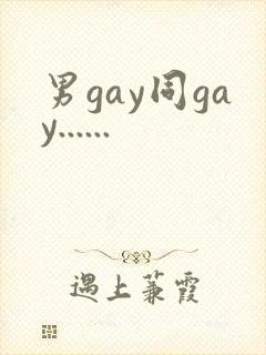 男gay同gay......