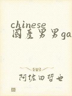 chinese国产男男gaygay网站