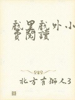 戏里戏外小说免费阅读