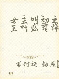 女主叫初之心男主叫盛霆烨的小说