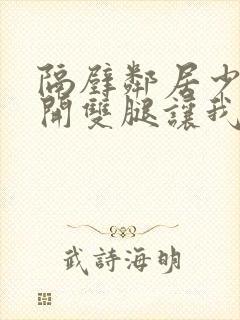 隔壁邻居少妇张开双腿让我爽一夜封面