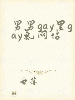 男男gay里gay气网站
