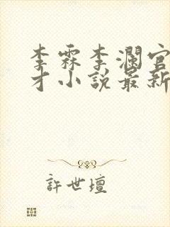 李霖李澜官场奇才小说最新更新