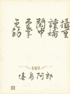 免费阅读摄政王的掌中娇重生了全文