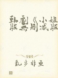 韩剧《小姐》原版无删减版