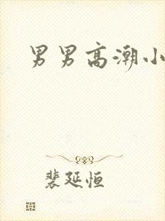 男男高潮小说
