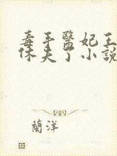 毒手医妃王爷被休夫了小说免费下载