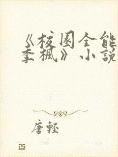 《校园全能高手季枫》小说