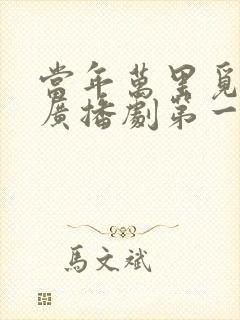 当年万里觅封侯广播剧第一季