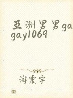 亚洲男男gaygay1069