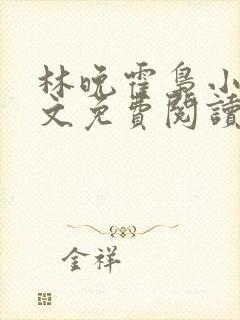 林晚霍枭小说全文免费阅读最新章节更新